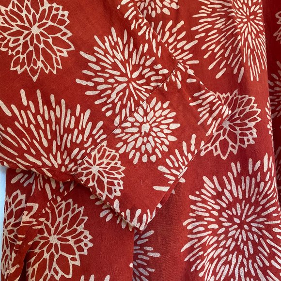 Indian cotton top, block printed in India, size M - Picture 3 of 5